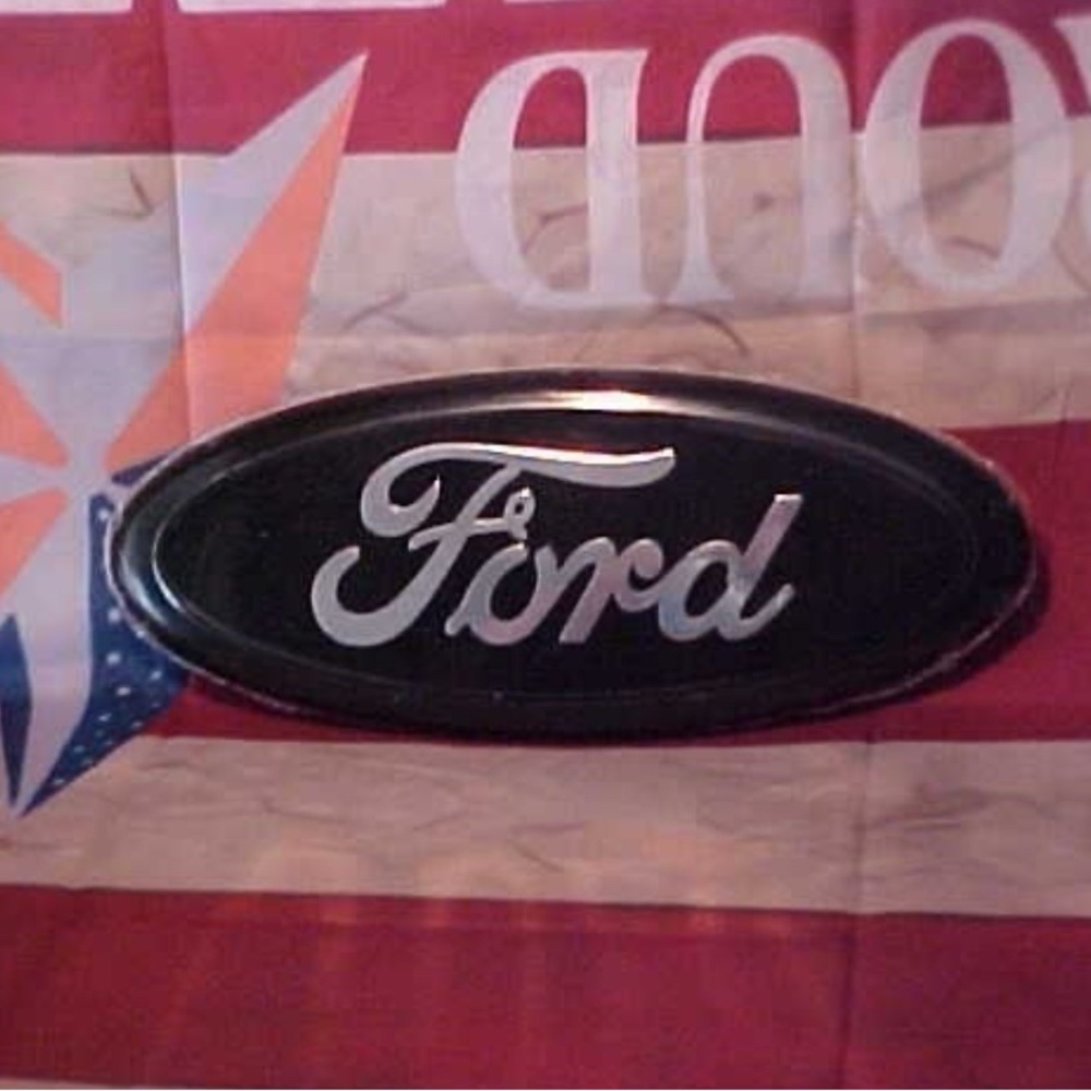 Genuine FORD 9 inch Truck Emblem F150, F250, F350, F450, F550 Dark Blue NEW